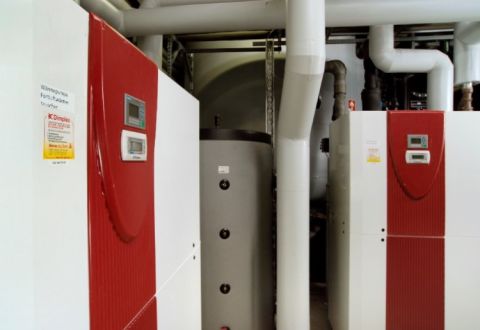 Dimplex heat pump in operation